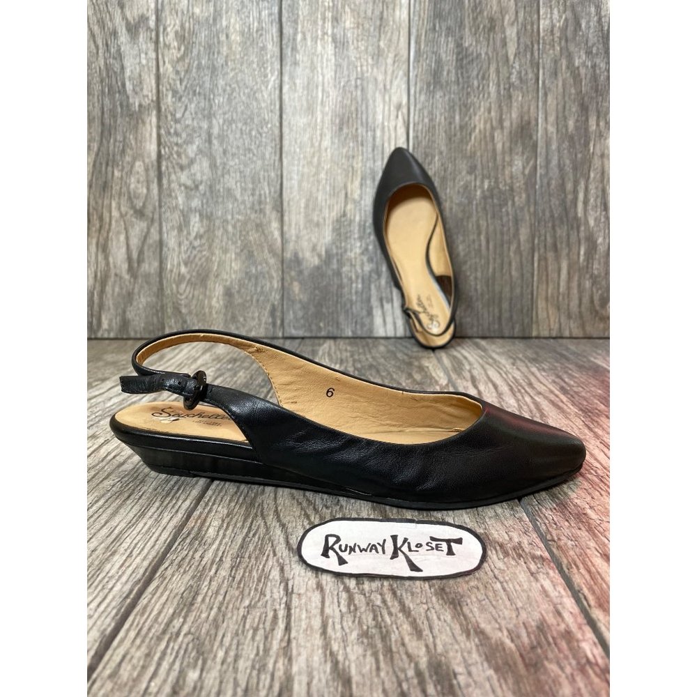 SEYCHELLES LEATHER SLING BACK SANDAL Women size 6